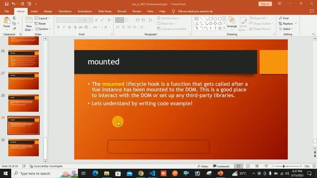 Mounted Lifecycle Hook in Vue JS | Vue JS 3