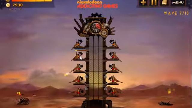 Steampunk Tower Defense level 8 walkthrough 3 stars смотреть онлайн