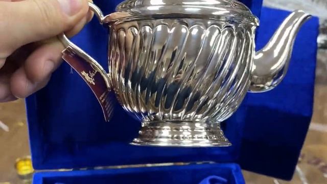 Серебряный чайник «Волна» маленький, чн037м смотреть онлайн