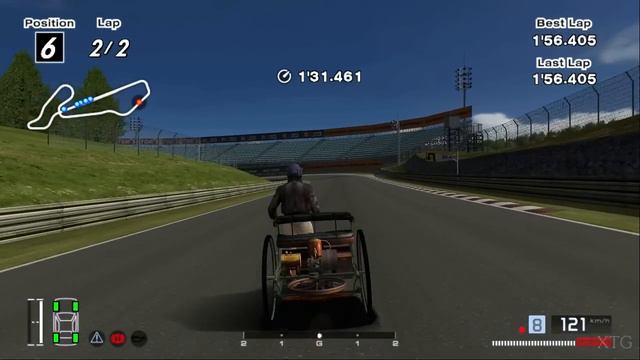 [#430] Gran Turismo 4 - Mercedes-Benz Patent Motor Wagen 1886 Hybrid PS2 Gameplay HD смотреть онлайн