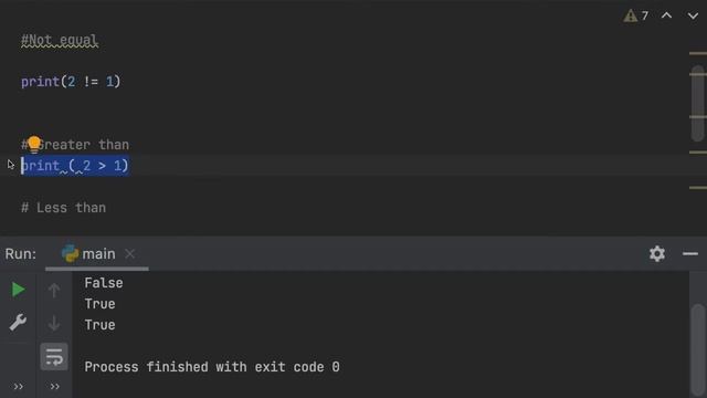 # 6 Python Comparison Operators