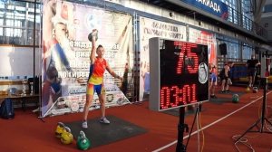 Степанова Оксана Рывок гири 24 кг 150 раз за 6 минут