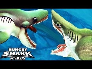 Hungry Shark World - Megalodon Vs Megamouth Shark