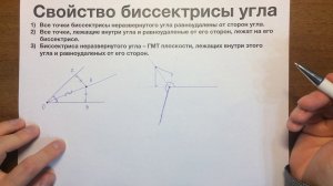Свойство биссектрисы угла #51