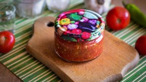 Острая приправа из помидоров и острого перца