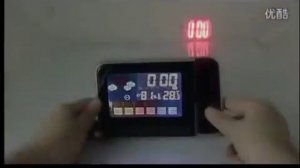 Часы метеостанция с проектором Weather station whith projection