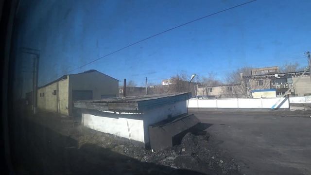 Поезд отправился с вокзала Караганды - мост, перрон, консоль новой части, а дома, техчасть - 2021 г