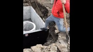 Выгребная яма 6 м³ - установка на даче ? (весь процесс монтажа)