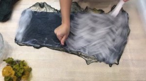 FELTING & ВАЛЯНИЕ: Мокрое валяние. Процесс валяния жакета с пришивным рукавом. Часть 2 - РУКАВ