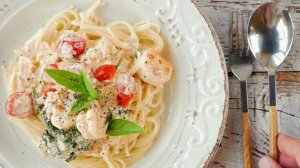 Как приготовить пасту в сливочном соусе_Рецепт пасты с курицей_Очень вкусный и простой рецепт