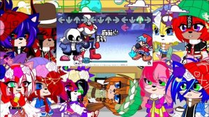 Sonic characters react to FNF Indie Cross//Part 4:Bonus songs