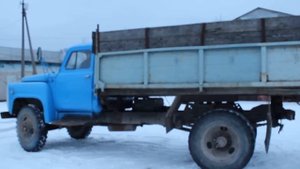 газ 53 с редуктором от газ 66 по снегу