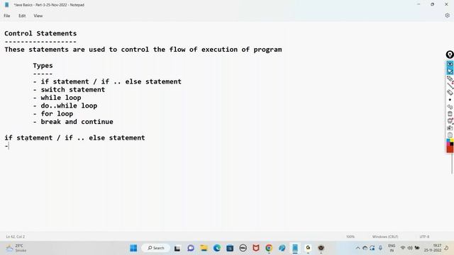 Full Stack Java Developer Course | Session - 8  |  Scanner class | if statement | rajonlinetraining