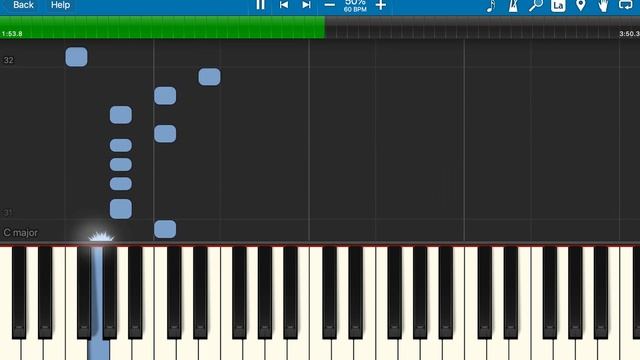How to Play Ride on Time - Black Box (50% Speed Synthesia Piano) смотреть онлайн
