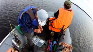 Рыбалка на озере Врёво.