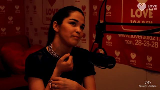 Софья Авазашвили в студии Love Radio г.Чебоксары