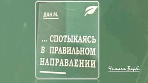 10. Дан М. Спотыкаясь в правильном направлении. Глава 10. Читает Барби.
