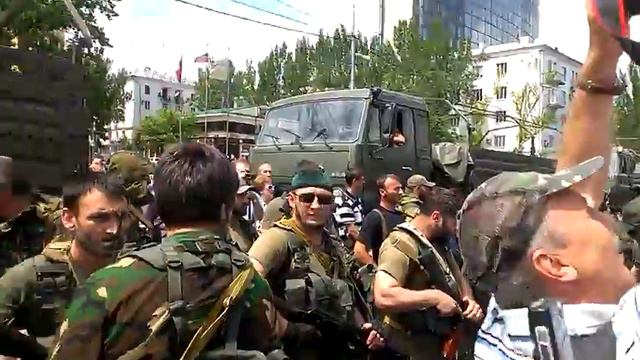 батальон "Восток", Донецк 25.05.2014г. смотреть онлайн