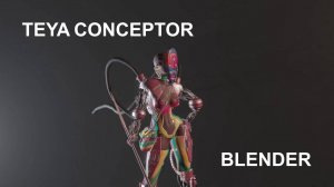 Создание персонажа в Teya Conceptor + Blender