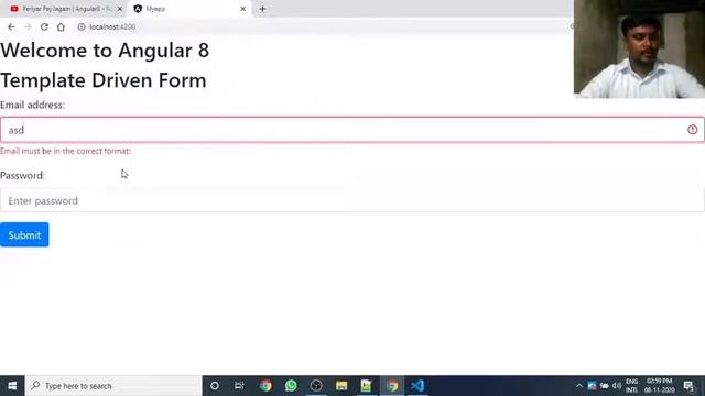 ? Email & Password Validation | Angular Forms | Reactive Form Validation | Reactive Forms #angular
