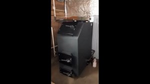 Пробую нижнее горение уртуйского угля в котле неделька ко-60