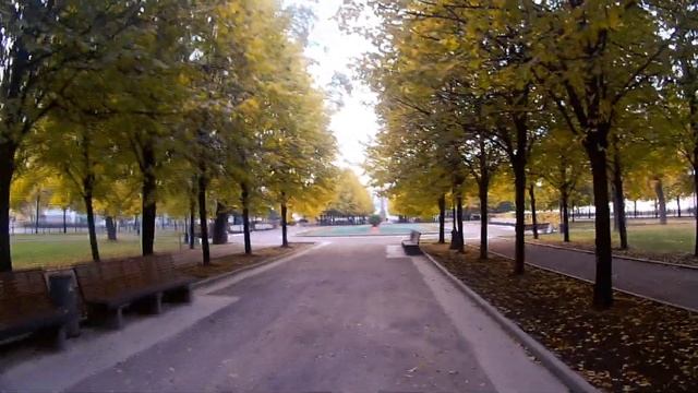 Москва обзор Цветной бульвар | Клоуны | Парк Аллея | Краски осени