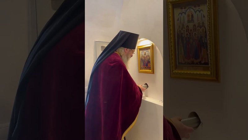 Архимандрит Мелхиседек (Артюхин). Закладка капсулы на поминовение в храме с. Новые Котлицы