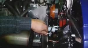 Карданная раскрутка ротора автожира