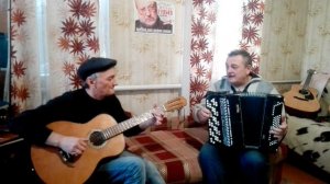 Семиструнка + баян!  - Цыганские темы.