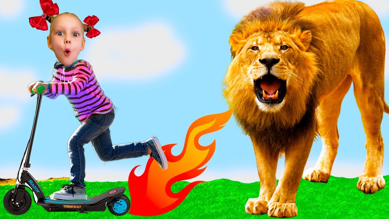 Настя и папа устроили домашний зоопарк с питомцами смотреть онлайн