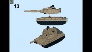 Мини танки M-V-Y, M-III-Y и Scepter из Лего // Mini tanks M-V-Y, M-III-Y and Scepter from Lego