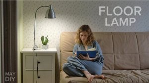 Repair of an IKEA floor lamp, how to cut a crook on a sawing machine / MAY DIY