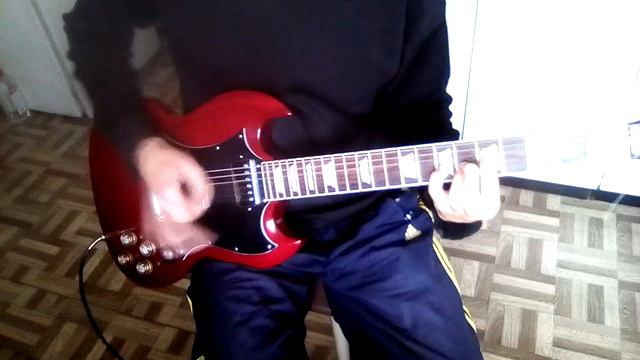 Gibson SG Replica Не большой тестс лёгким перегрузом