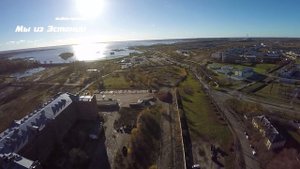 Заброшенная Кренгольмская мануфактура в Нарве | Кренгольм с высоты птичьего полета.