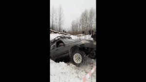 Нива против УАЗа в снегу - внедорожный драг