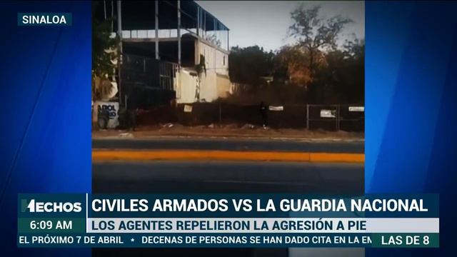 ¡LOS DESPERTÓ UNA BALACERA! Civiles armados se enfrentaron a la Guardia Nacional