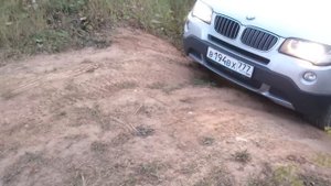 BMW X3 и VW Touareg легкий оффроуд