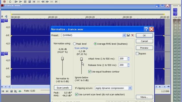 Нормализация звука в Sound Forge Pro 10 (19/46)
