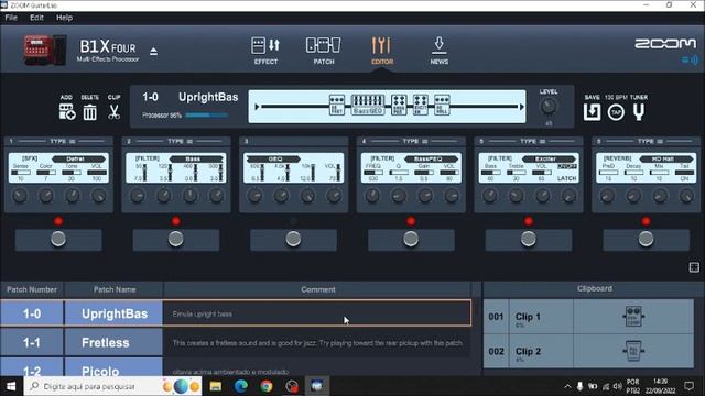 Zoom B1X Four/B1 Four sound like Upright Bass смотреть онлайн