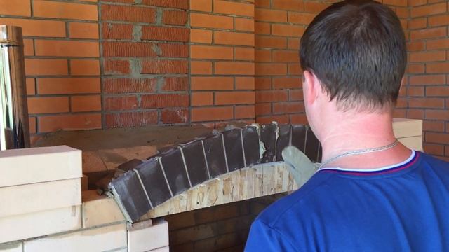 Кладка  правильной арки  на мангале. г. Обнинск. смотреть онлайн