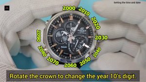 Casio Edifice EQB-500 setting instructions - Module No 5419.