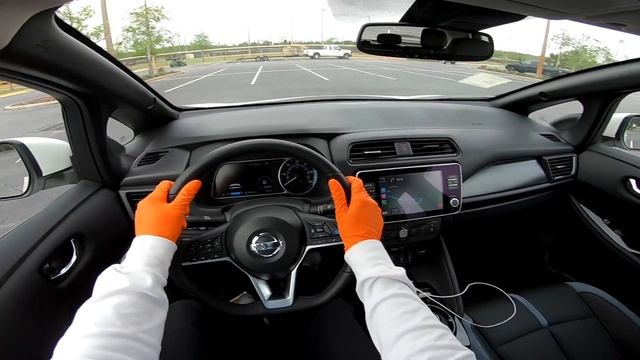 2021 Nissan Leaf SL PLUS | POV Walk Around & Test Drive | Universal Nissan смотреть онлайн