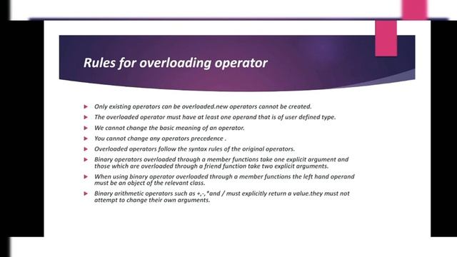 Operator overloading ppt c++