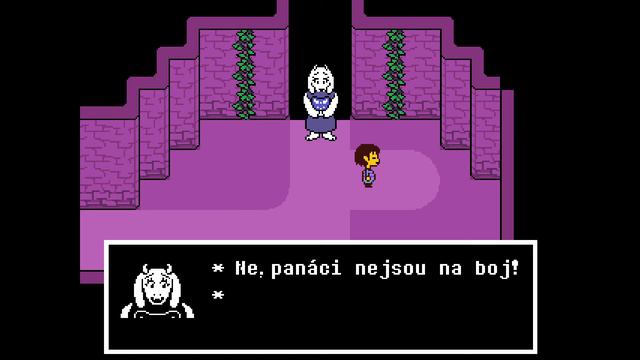 Undertale CZ → ukázka souboje смотреть онлайн