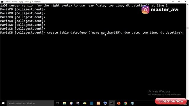 lecture 16 date & time set in sql   || SQL & MySQL tutorial in Hindi 2021