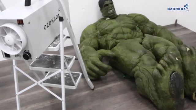 Озонирование ростового костюма