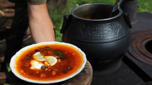 Сборная мясная солянка за 30 минут в афганском казане