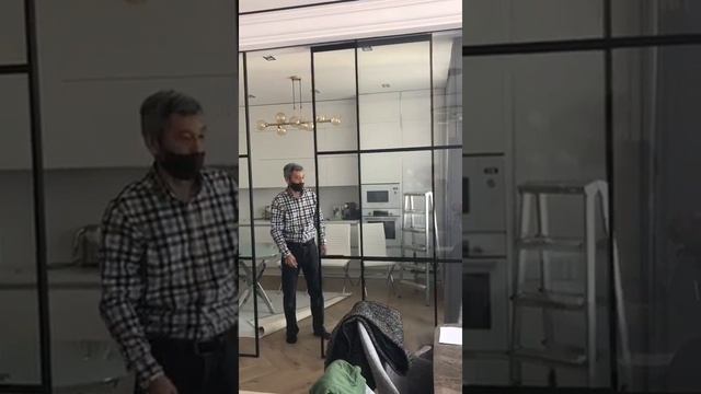 Лофт перегородка из алюминия и прозрачного стекла, +77013597502