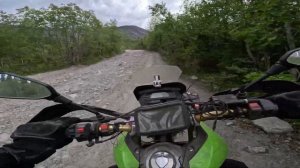 Хибины. Мотопутешествие на китайском эндуро мотоцикле с палаткой. Куэльпорр Щучье База КСС