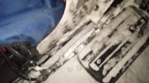 Запуск мотобуксировщика с  двигателем Лифан кр460 в мороз!!!!